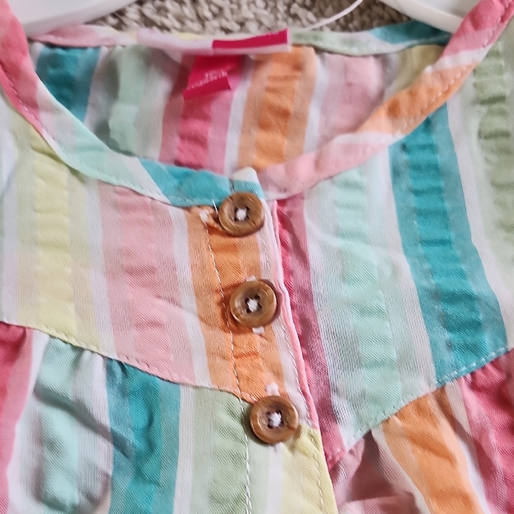 Penelope Mack Pastel Striped Top With Shorts - Picture 3 of 5